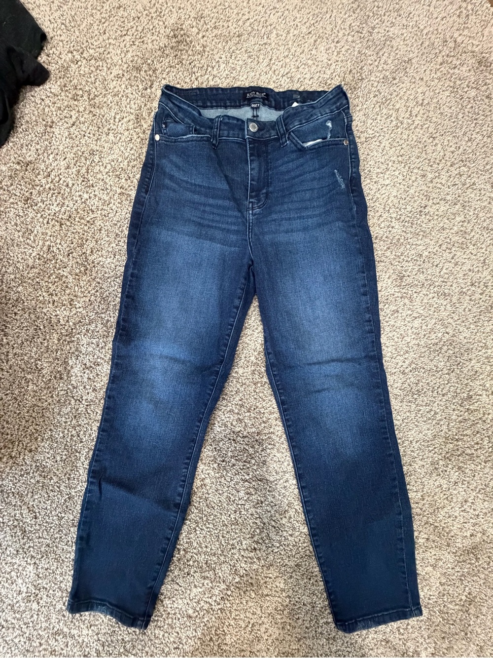Judy Blue Dark Blue High-Rise Slim Jeans